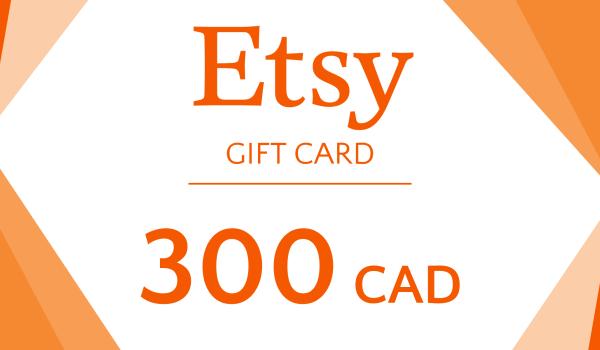 Etsy Gift Card 300 CAD