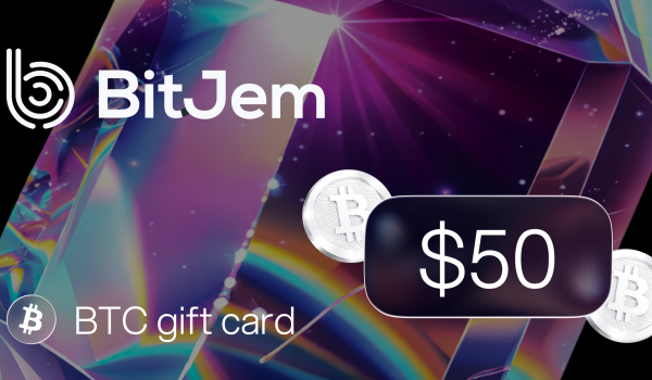 BitJem Bitcoin Gift Card 50 USD
