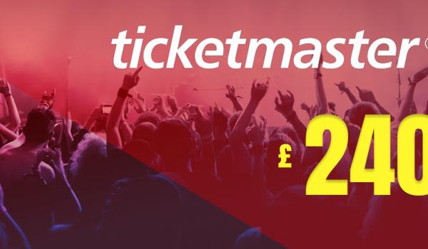 Ticketmaster Gift Card 240 GBP