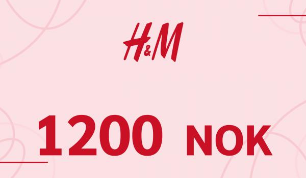 H and M Gift Card 1200 NOK