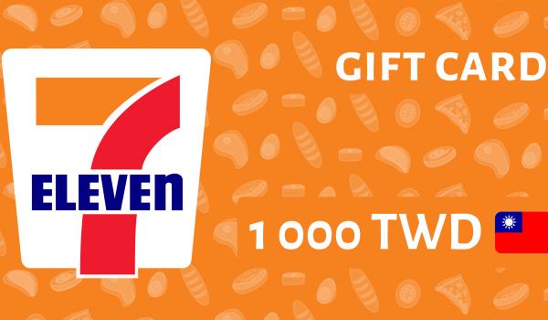 7 Eleven Gift Card 1000 TWD