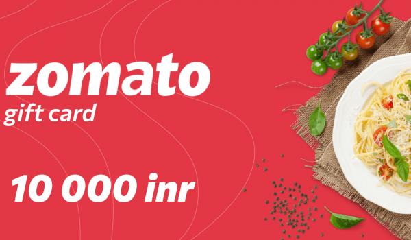 Zomato Gift Card 10000 INR