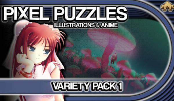 Pixel Puzzles Illustrations and Anime Jigsaw Pack Variety Pack 1 (PC)