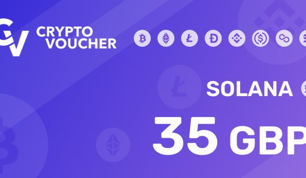 Crypto Voucher Solana 35 GBP