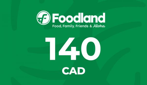 Foodland Gift Card 140 CAD