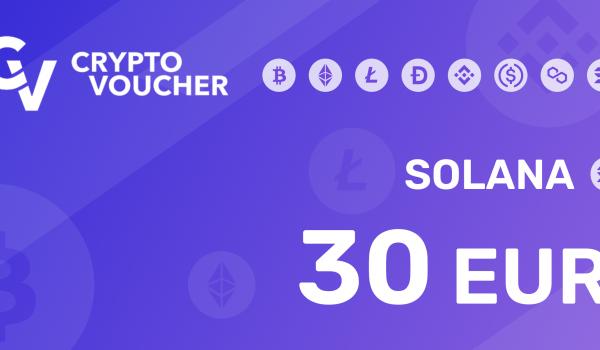 Crypto Voucher Solana 30 EUR