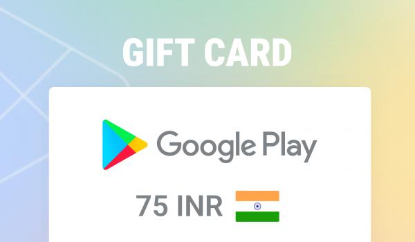 Google Play Gift Card 75 INR