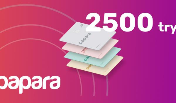 Papara Gift Card 2500 TRY