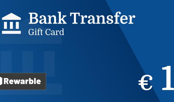 Bank Transfer Gift Card 1 EUR