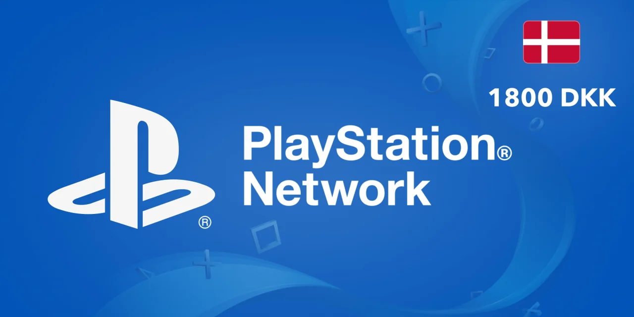 PlayStation Network Gift Card 1800 DKK
