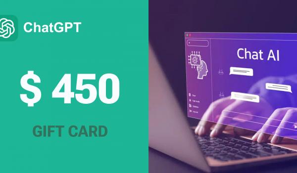 ChatGPT Gift Card 450 USD
