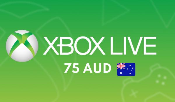 XBOX Live Gift Card 75 AUD