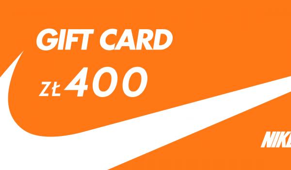Nike Store Gift Card 400 PLN