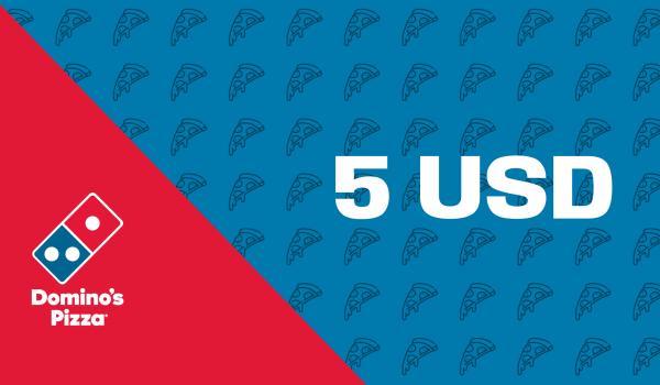 Dominos Pizza Gift Card 5 USD