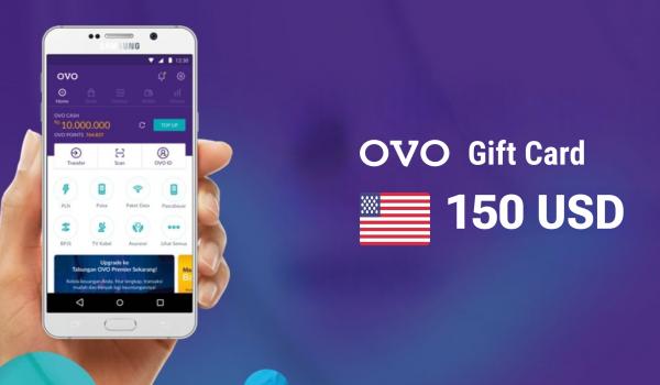 Ovo Cash Gift Card 150 USD