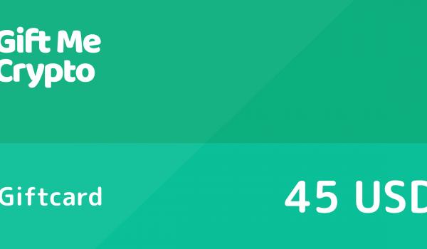 Gift Me Crypto Gift Card 45 USD