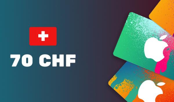 Apple iTunes Gift Card 70 CHF