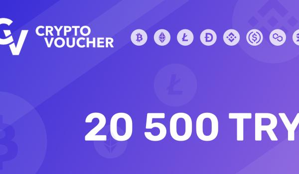 Crypto Voucher Gift Card 20500 TRY