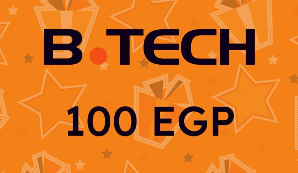 B TECH Gift Card 100 EGP