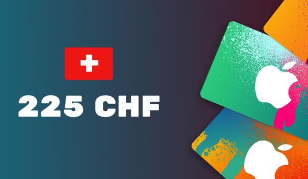 Apple iTunes Gift Card 225 CHF