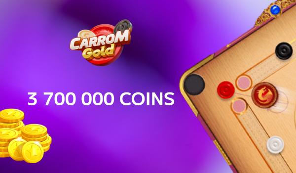 Carrom Gold Gift Card 3700000 Coins