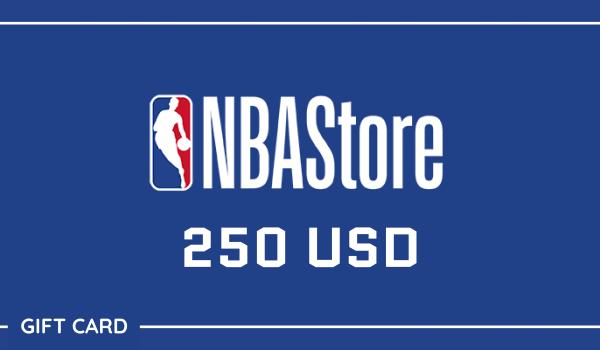 NBA Store Gift Card 250 USD