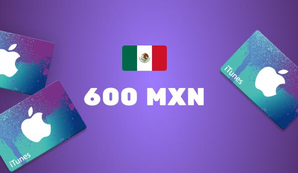 Apple iTunes Gift Card 600 MXN