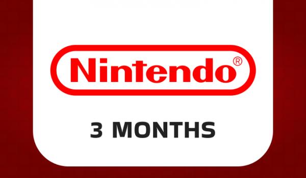 Nintendo Switch Online Individual Membership 3 Months