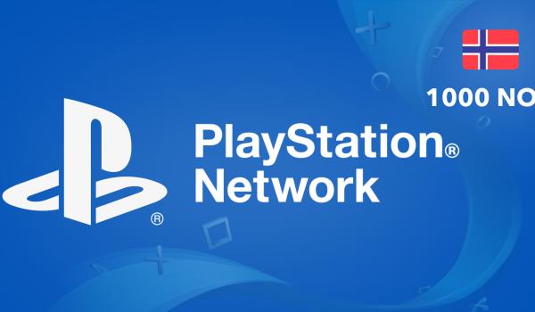 PlayStation Network Gift Card 1000 NOK