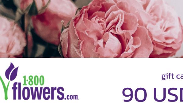1 800 FLOWERS Gift Card 90 USD
