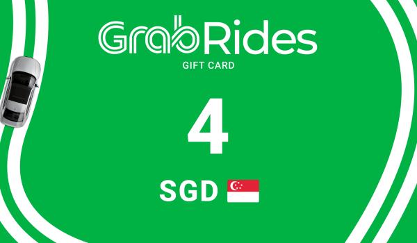 Grab Rides Gift Card 4 SGD