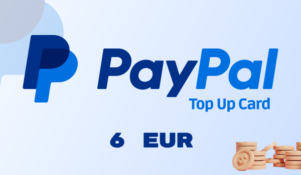 PayPal Wallet Top Up 6 EUR