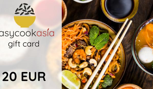EasyCookAsia Gift Card 20 EUR