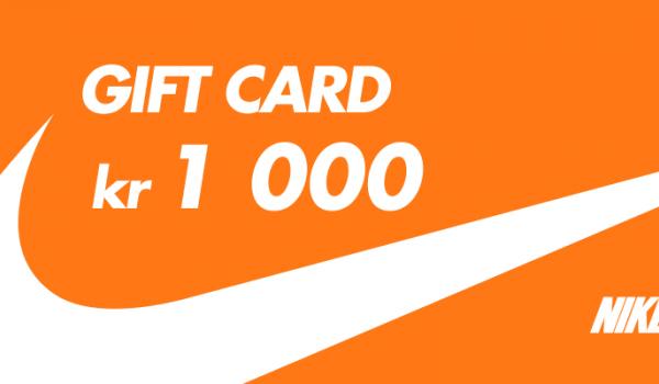 Nike Store Gift Card 1000 SEK