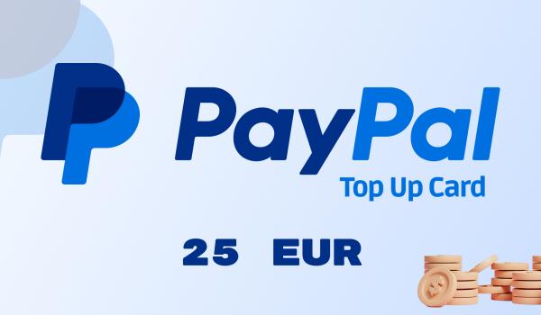PayPal Wallet Top Up 25 EUR