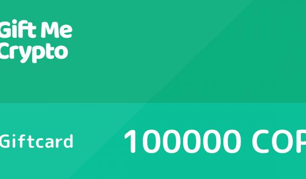 Gift Me Crypto Gift Card 100000 COP