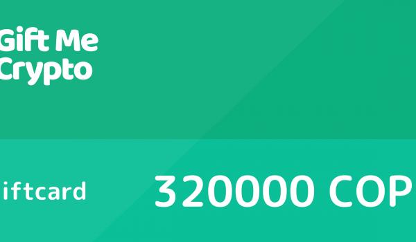 Gift Me Crypto Gift Card 320000 COP