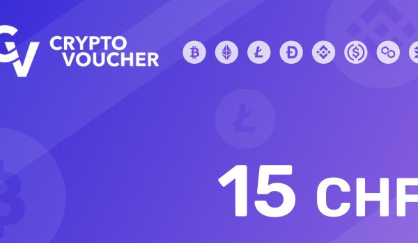 Crypto Voucher Gift Card 15 CHF