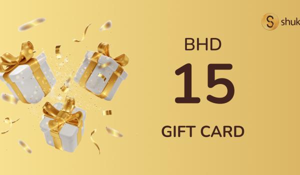 Shukran Gift Card 15 BHD