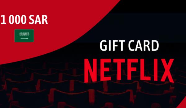 Netflix Gift Card 1000 SAR