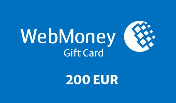 WebMoney Gift Card 200 EUR