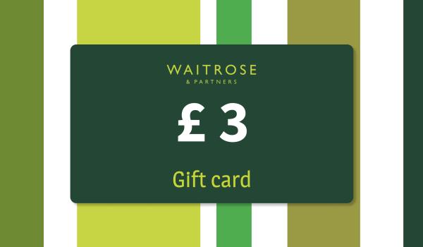 Waitrose Gift Card 3 GBP