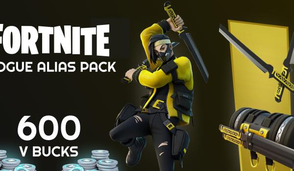Fortnite Rogue Alias Pack 600 VBucks (Xbox)