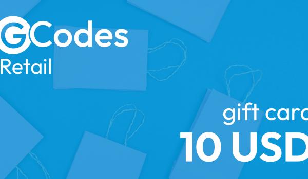 GCodes Global Retail Gift Card 10 USD