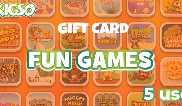 Kigso Games Gift Card 5 USD