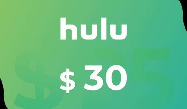 Hulu Gift Card 30 USD