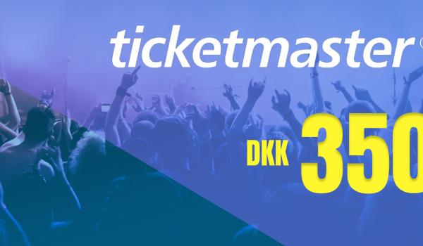 Ticketmaster Gift Card 350 DKK