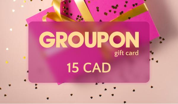 Groupon Gift Card 15 CAD