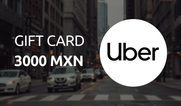 Uber Gift Card 3000 MXN