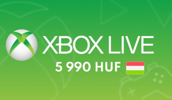 Xbox Live Gift Card 5990 HUF